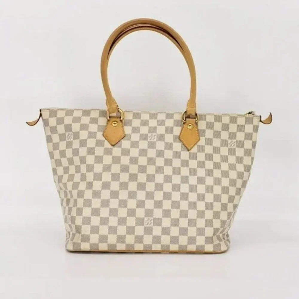 Louis Vuitton Saleya MM Damier Azur Tote Excellent Condition
